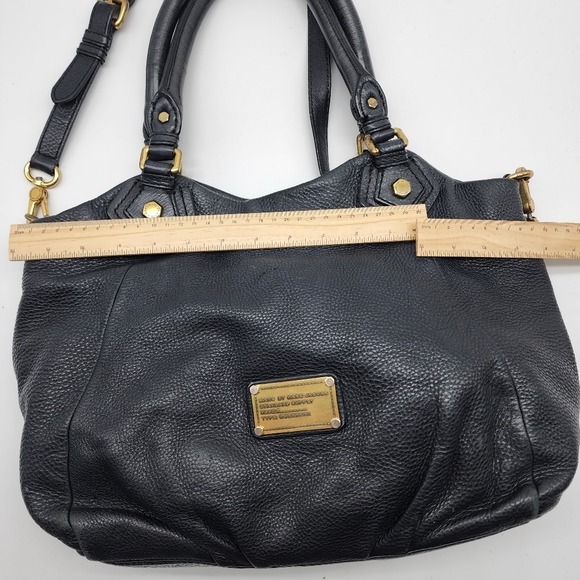 Marc By Marc Jacobs Classic Q Fran Hobo Black Leather Bag - Picture 6 of 16